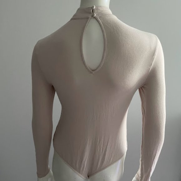 Marciano Nude Turtleneck Bodysuit - Picture 2 of 3